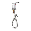Salon Shampoo Bowl Faucet Chrome 1/2 NPT 19.68 Hose