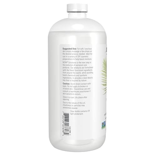 NOW Foods Solutions,Vegetable Glycerin,100% Pure,Versatile Skin Care,Softening and Moisturizing,32-Ounce,(Pack of 2)