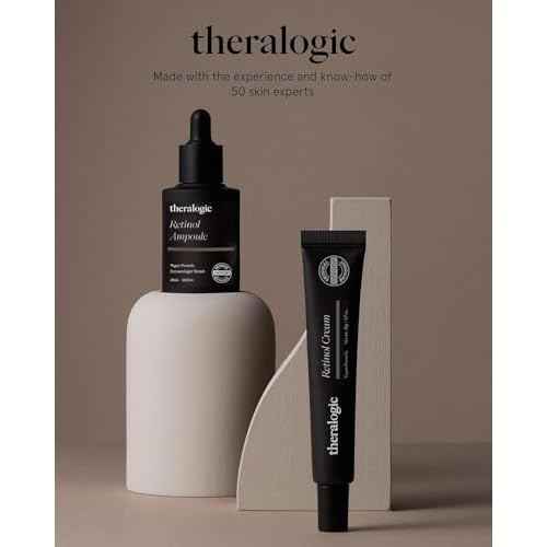 Retinol Cream - Korean Retinol Vitamin A Face Moisturizer - Lifting, Skin Renewal and Wrinkle Improvement Night Treatment with Peptides - Dermatologically Tested, Vegan Formula, 0.7 oz.