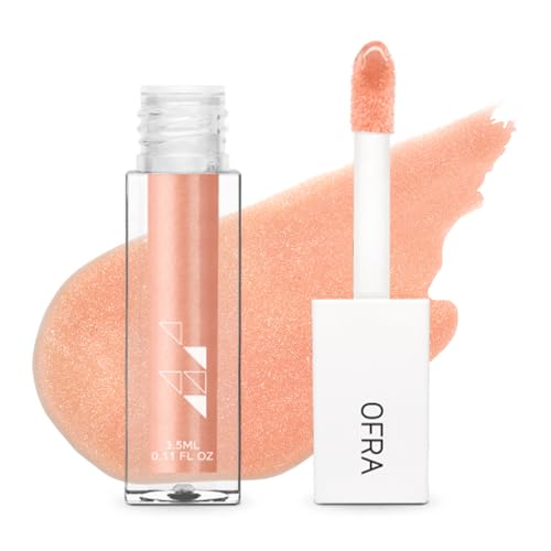Ofra Apricot Dream Lip Gloss - Non-Sticky, Ultra-Glossy 3.5ml