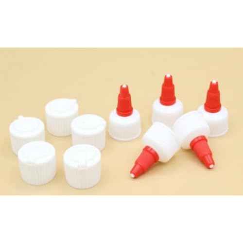 2X Plastic Bottle with Caps- 8oz Natural Color -Empty" Bottle for Nail Supply (Acetone)