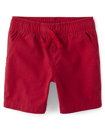 The Children's Place Boys' Pull on Jogger, Ruby, 4