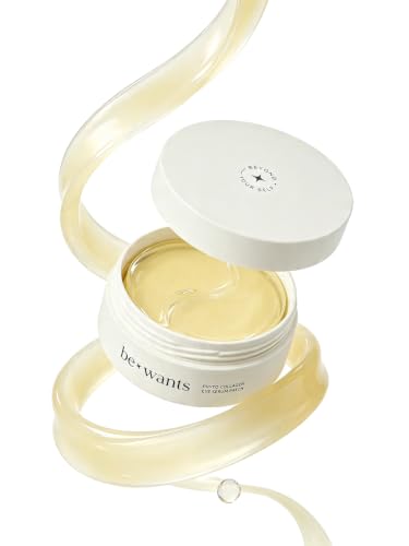 BE+WANTS Under Eye Patches for Puffy Eyes & Dark Circles, Collagen & Hyaluronic Acid, 60 Patches