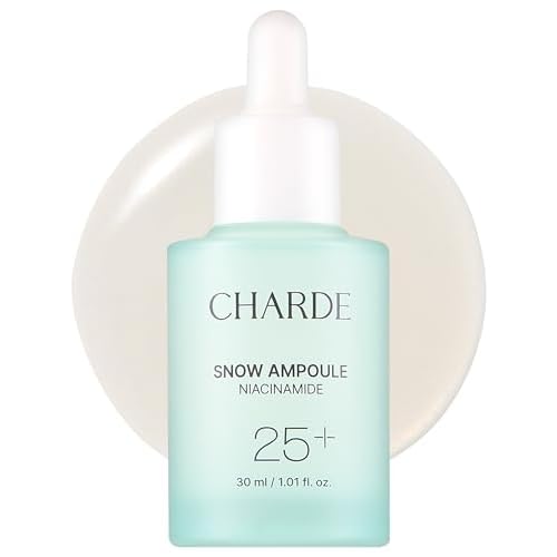 Charde Niacinamide Brightening Serum for Dark Spots & Uneven Tone | Radiance Boosting with White Garcinia & Arbutin, Korean Skincare, 1.01 fl oz