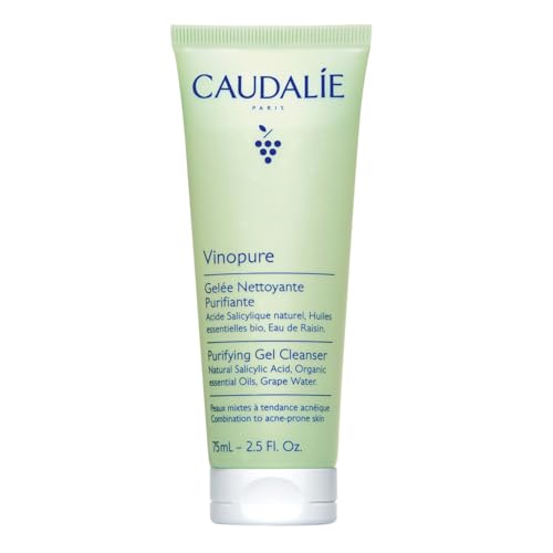Caudalie Vinopure Salicylic Acid Cleanser, Pore Purifying Gel Cleanser