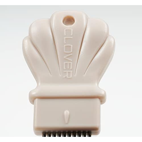 Clover Picot Comb, Taupe
