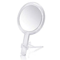Double Sided 1x-7X Magnification Handheld Makeup Mirror with Stand