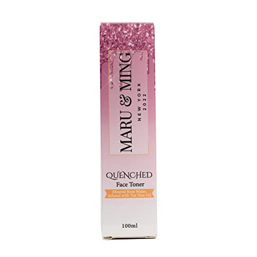 MARU & MING QUENCHED Mineral Rose Water, Teatree Oil & Witch Hazel Face Toner 3.38 oz. 1-Pack