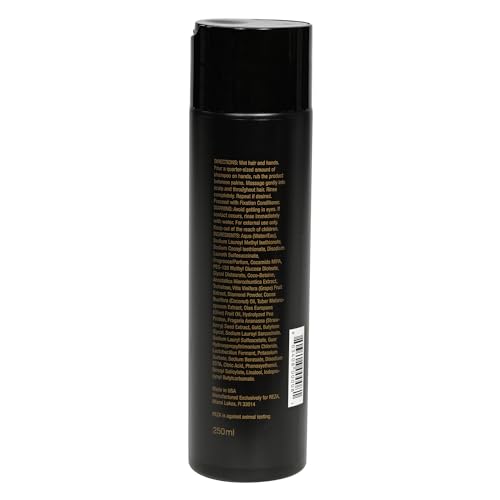 Reza Fixation Shampoo: Luxury Hydrating Hair Care for Volume, Shimmer & Shine, Sulfate Free, Paraben Free, Non Toxic, Tames Frizz, Repairs Damage, for Women & Men & All Hair Types, 8.5 Fl. Oz.