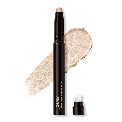 Jouer Crème Eyeshadow Crayon | Men & Women | Built-In Sharpener | Dermatologist Tested | Waterproof, Fast Drying & Crease Resistant Formula