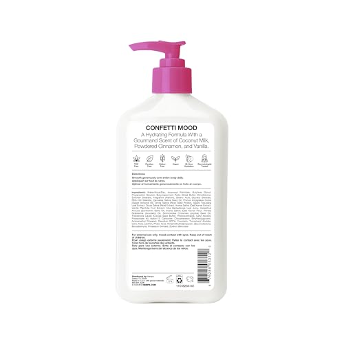 Hempz Body Lotion - Buttercream Vanilla Cake Celebration - Limited Edition Daily Moisturizing Cream, Shea Butter, Aloe - Skin Care Products, Hemp Seed Oil - 17 Oz