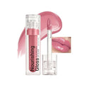 Plumping Lip Gloss for Women, Glossy Finish Lip Tint Stain, Hydrating Moisturizing Lips Care Tinted Lips Oil, Non-Sticky Long Lasting Shine Lipgloss Lipstick, Plumping LipGloss Oil Makeup-01 Pink