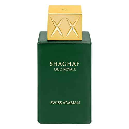 Swiss Arabian Shaghaf Oud Royale Spicy, Oud, Aromatic Fragrance - Notes of Saffron and Lavender - Perfume for Women and Men - 2.5 oz EDP Spray