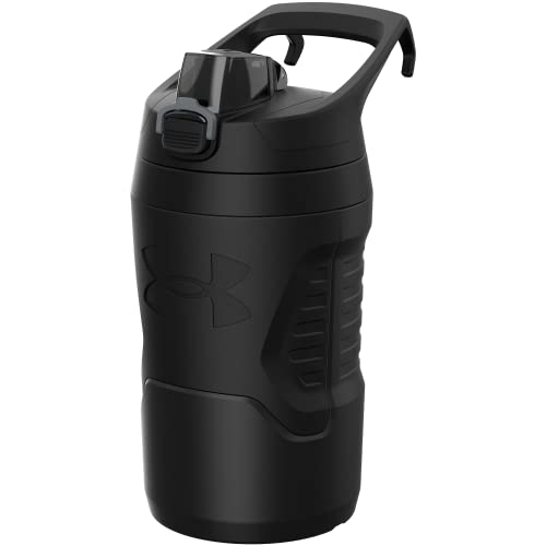 Under Armour Sports Water Jug, 32 oz Insulated Water Bottle w/Handle, Fence Hook, Leak Resistant, Baseball, Football & More