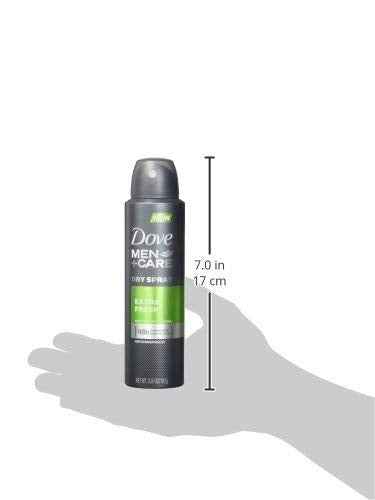 Dove Men+Care Dry Spray Antiperspirant for Men 2-Pack (3.8 Oz Ea) + Travel Body Wash (3 Oz) – 72H Protection, Long-Lasting Extra Fresh Fragrance