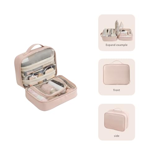 RIGHT AWAY Travel Toiletry Bag for Women - Waterproof Makeup Organizer