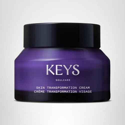 Keys Soulcare Skin Transformation Cream, Daily Moisturizer Hydrates, Calms & Plumps Skin with Ceramides & Bakuchiol, Cruelty-Free, 1.76 Oz