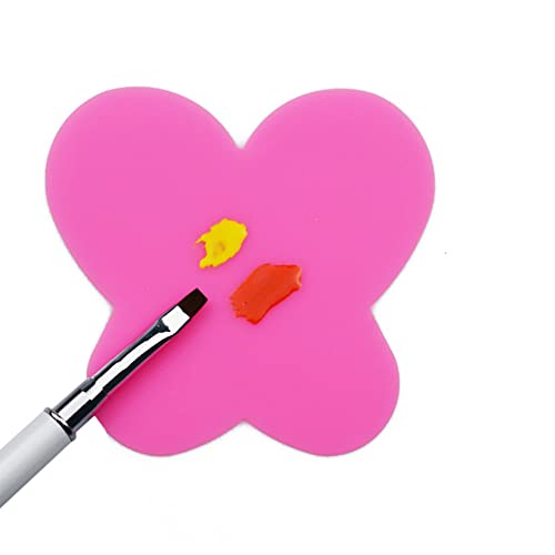 8Pcs Silicone Makeup Mixing Palette Pads - Nail Art & Paint