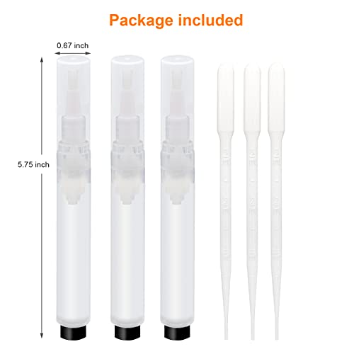 Refillable Cuticle Oil Pen 3 Pack - Mix Variations for Nail and Beauty Care