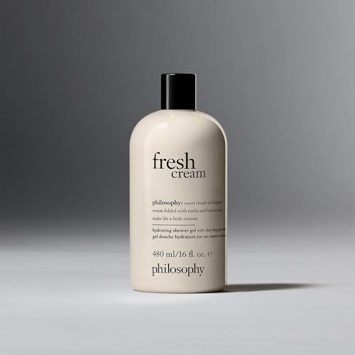 philosophy fresh cream shower gel - with notes of vanilla, heliotrope & tonka bean