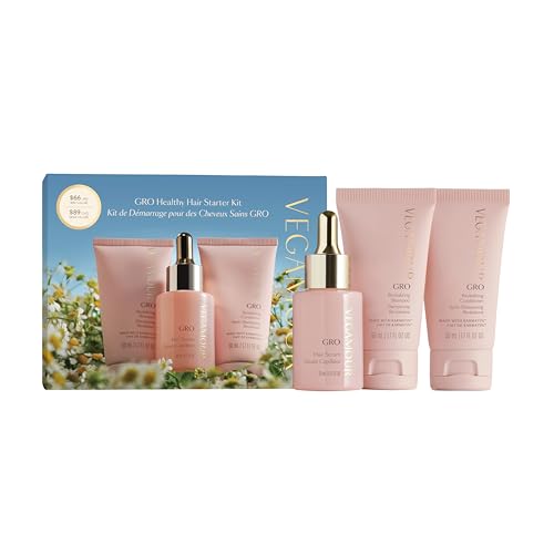 VEGAMOUR GRO Hair Serum Starter Kit | Full Size + Travel Shampoo
