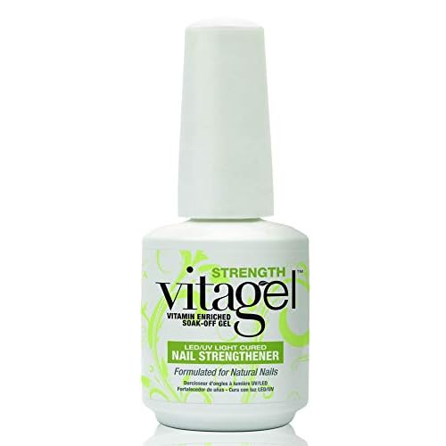 NEW Gelish Gel LED Nail Polish Vitagel Brush Strengthener and Recovery 2 Pack