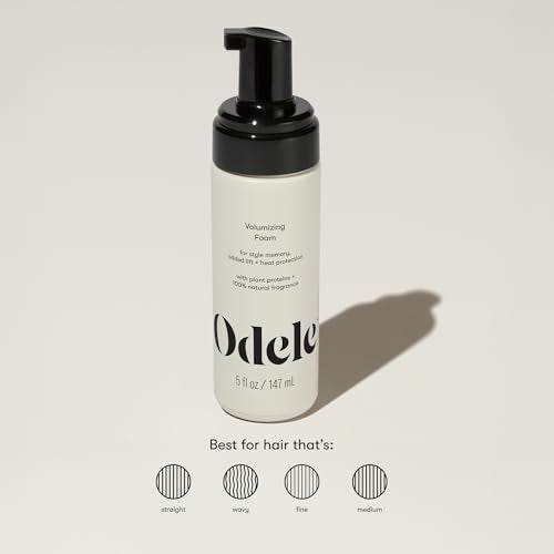 Odele Volumizing Foam Hair Styler – Volume & Heat Protection, 5oz