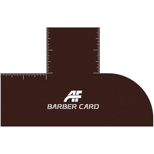 Barber Lineup Tool with Measurement & Color Spray Guide