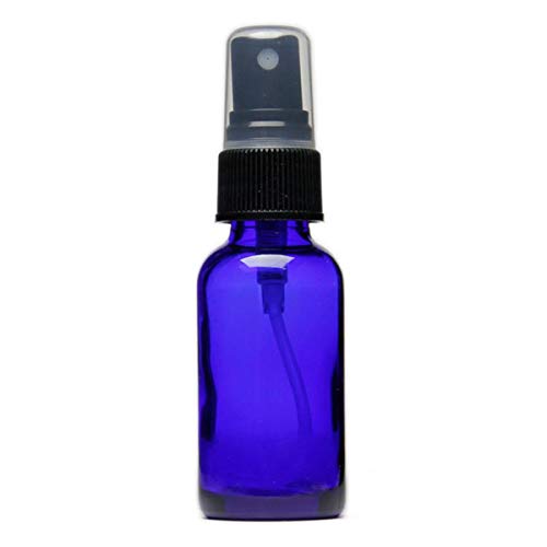 Cobalt Blue Spray Bottle 1oz - UV Protection for Perfumes & More
