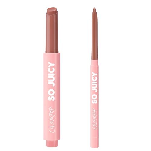 TUTLER HODGE Lip Liner Pencil, Retractable, Waterproof with Dual-Sided Brush (Cappuccino, Small)