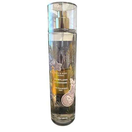 Bath & Body Works Fine Fragrance Body Spray Mist 8 fl oz / 236 mL (Snowflakes & Cashmere)