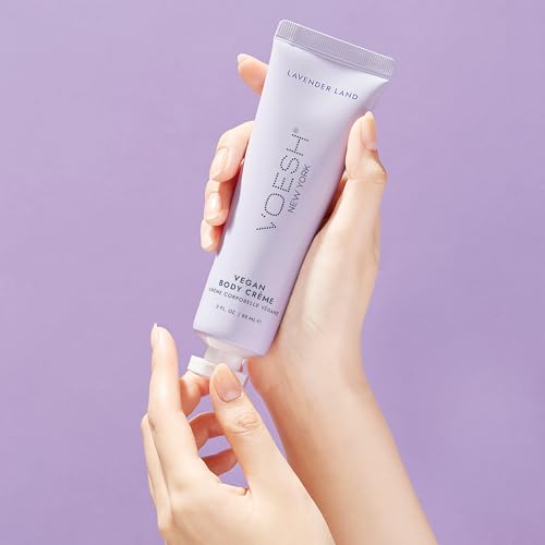 VOESH Vegan Body Creme - Skin Moisturing Cream, K-Beauty Korean Skincare, Lavender Land - 3oz