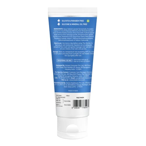 The Derma Co 2% Cica-Glow Daily Face Wash with Licorice Extract for Glowing Skin - 100ml