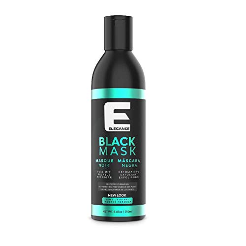 Elegance Peel Off Mask, 8.45 Oz, Black Face Mask with Charcoal, Facial Mask that Eliminates Blackheads, Removes Impurities and Restores your Skin