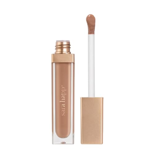 Sara Happ Lip Slip Luxe Gloss Nude - Moisturizing Lip Gloss, 0.21 Oz