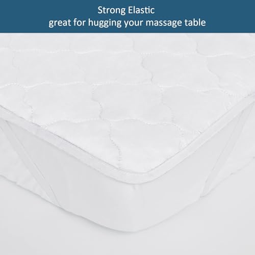Moonsea 2-Piece Waterproof Massage Table Sheet Set with Face Cradle Cover