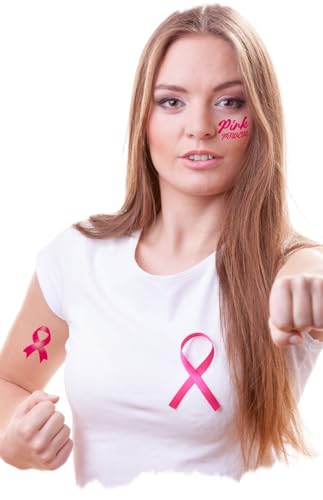 Breast Cancer Awareness Temporary Tattoos