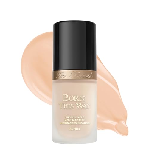 Too Faced Born This Way Natural Finish Longwear Liquid Foundation, 1.01 fl. oz., Snow