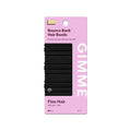 Gimme Fine Hair Elastic Bands - 12 Pack Black