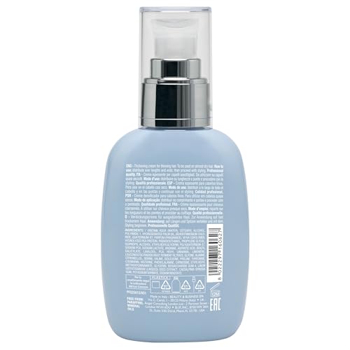 Alfaparf Milano Semi di Lino Density Thickening Cream for Thin Hair - Thermal Protection - Builds Body, Plumps Hair - Volumizing Hair Product ? Revitalized, Youthful, Thicker Hair - Vegan (4.23 Oz)