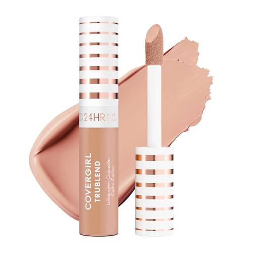 COVERGIRL TruBlend Undercover Concealer, Buildable, Full Coverage, 24-Hour Wear, Matte Finish - M200 Warm Beige