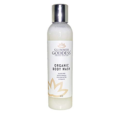 GLIMMER GODDESS Organic Moisturizing Sulfate-Free Body Wash, 8 oz
