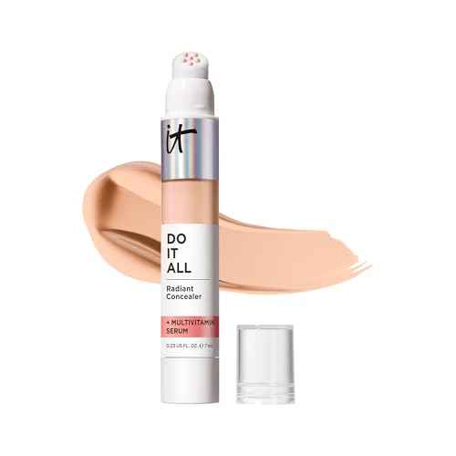 IT Cosmetics Do It All Radiant Concealer ¡©¡©? Makeup Concealer ? Hydrate & Brighten ? Creaseless Medium Coverage & Radiant Finish ¡©¡©? Niacinamide & Hyaluronic Acid - 0.2 Fl Oz