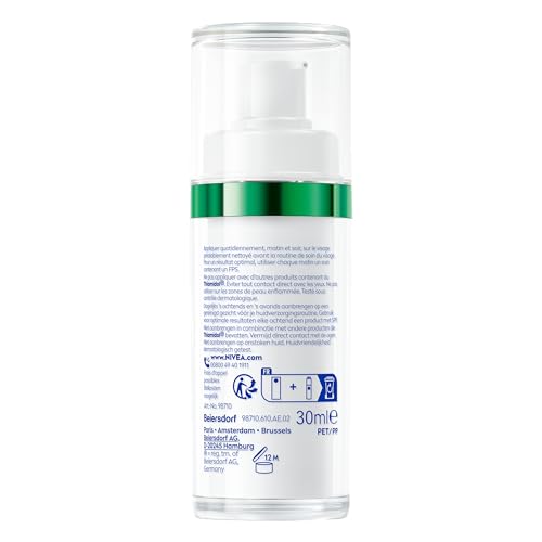 NIVEA CELLular Luminous630¢ç Advanced Facial Serum 30 ml ? Lightweight Gel-Formula with Hyaluronic Acid & Salicylic Acid for Even Skin Tone and Radiant Complexion ? Ideal for Oily & Combination Skin