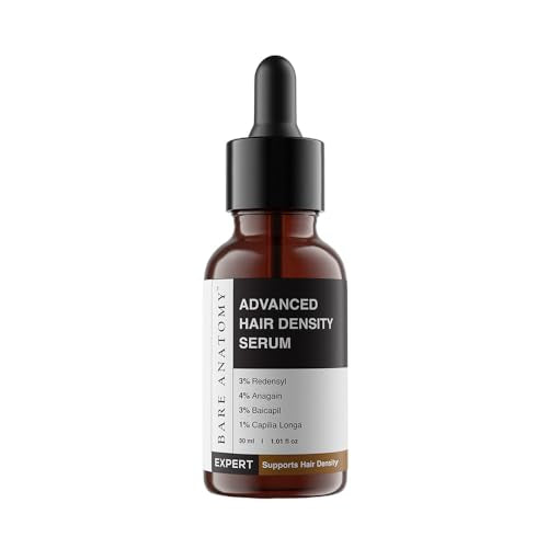 Bare Anatomy Hair Density Serum – 30ml with Redensyl & Anagain for Hair Growth