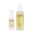 OUAI Hair Oil Heat Protectant & Smoothing Serum Duo (1.5oz + 0.45oz)