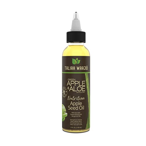 Taliah Waajid Green Apple & Aloe Nutrition Apple Seed Hair Oil, 4 oz