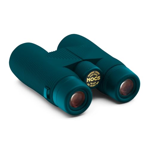 Nocs Provisions Pro Issue 8x42 Waterproof Binoculars, 8X Magnification, Phase Coated Bak4 Prism, Wide View Multi-Coated Lenses for Bird Watching, Wildlife Viewing & Stargazing - Harbor Blue