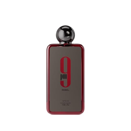 Afnan 9 PM Rebel Unisex Eau De Parfum 3.4 Fl Oz - Sophisticated Fruity Woody Scent