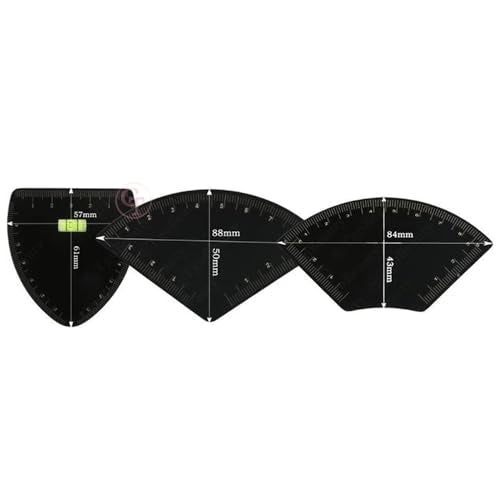 Aluminum Eyebrow Ruler Stencil - Microblading Mapping Tool
